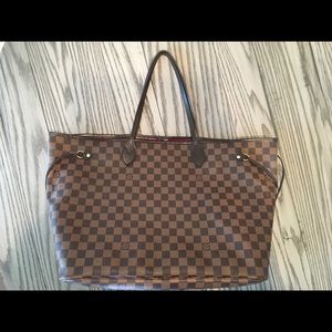 Authentic Louis Vuitton Neverfull GM bag/organizer